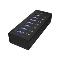 RaidSonic ICY BOX IB-AC618 - Hub - 7 x SuperSpeed USB3.0 - Desktop (70418,IB-AC618) 