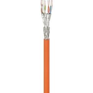 Wentronic goobay - Bulkkabel - 250,0m - SFTP, PiMF -Cat.7a Rohkabel - IEEE 802,3 - halogenfrei, rund, robust - orange (91889) 