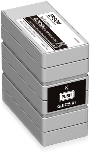 Epson GJIC5(K) - Schwarz - Original - Tintenpatrone - fr Epson GP-C831, GP-M831, ColorWorks C831 