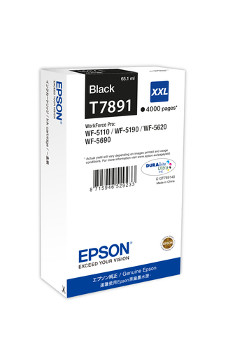 Epson C13T789140 Tintenpatrone XXL Schwarz 