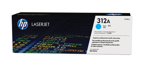 HP 312A Original Toner cyan Standardkapazitt 2.700 Seiten 1er-Pack 