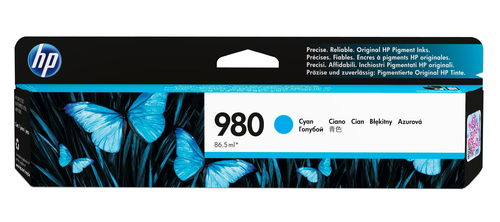 HP 980A Original Tinte cyan Standardkapazitt 86.5ml 6.600 Seiten 1er-Pack Office jet Enterprise 