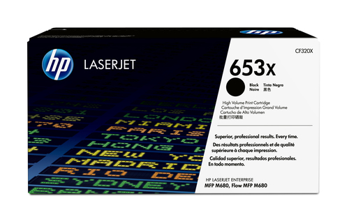 HP Toner CF320X (653X) - Schwarz - Kapazitt: 21.000 Seiten (CF320X) 