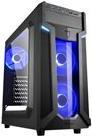 Sharkoon VG6-W - Midi Tower - ATX - ohne Netzteil - Blau - USB/Audio (VG6-W BLUE) 
