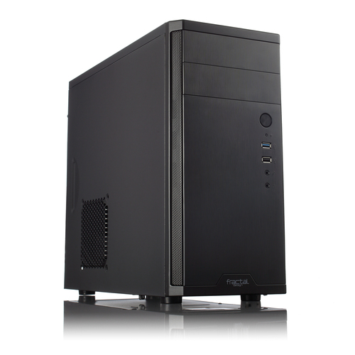 Fractal Design Core 1100 - Tower - Mini-ATX - ohne Netzteil (ATX12V) - Schwarz - USB/Audio (FD-CA-CORE-1100-BL) 