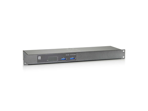 LevelOne FEP-1601 - Switch - 16 x 10/100 (PoE+) - Desktop, an Rack montierbar - PoE+ (520833) 