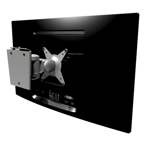 Dataflex Viewmate Style Wall Mount 032 - Wall mount fr LCD-Display - Silber - Bildschirmgre: bis zu 61cm (bis zu 61,00cm (24 Zoll) ) (52.032) 