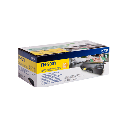Brother TN900Y Toner Gelb bis zu 6.000 Seiten 