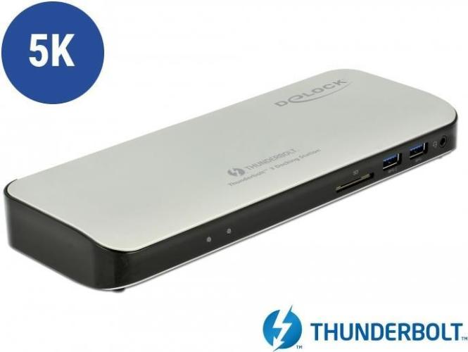 DeLOCK Thunderbolt 3 Docking Station 5K - Docking Station - Thunderbolt 3 - GigE 