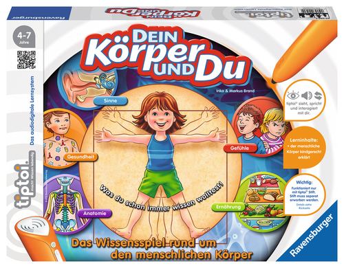 tiptoi Dein Krper und du, Brettspiel 