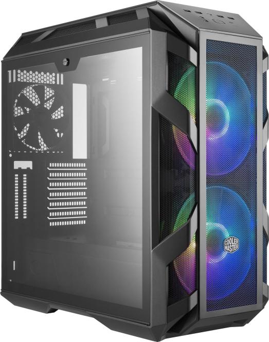 Cooler Master MasterCase H500M - Midi Tower - Erweitertes ATX - ohne Netzteil (ATX / PS/2) - Iron Gray - USB/Audio 