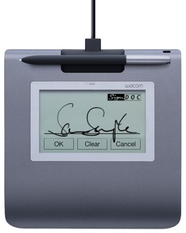 Wacom STU-430 - Unterschriften-Terminal mit LCD Anzeige - 9.6 x 6 cm - elektromagnetisch - kabelgebunden - USB 