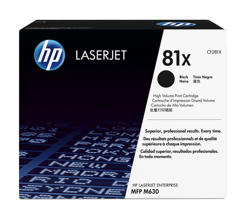 HP 81X Original Toner schwarz hohe Kapazitt 25.000 Seiten 1er-Pack 