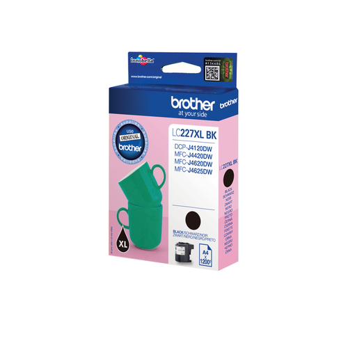 BROTHER LC-227XL Tinte schwarz hohe Kapazitt 1200 Seiten 1er-Pack 