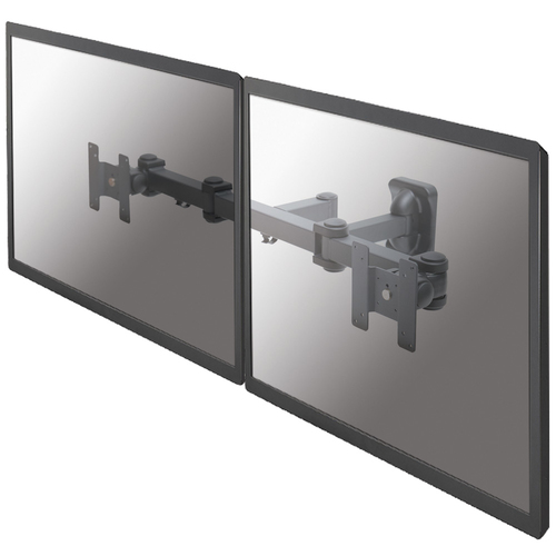 Neomounts by Newstar FPMA-W960D - Klammer - fr 2 LCD-Displays (full-motion) - Schwarz - Bildschirmgre: 25.4-68.6 cm (10 Zoll-27 Zoll) - Wandmontage 