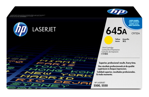 HP 645A Colour LaserJet Original Toner gelb Standardkapazitt 13.000 Seiten 1er-Pack 