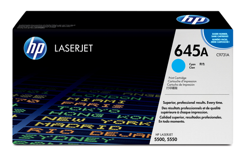 HP Toner C9731A (645A) - Cyan - Kapazitt: 12.000 Seiten (C9731A) 