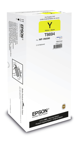 Epson T8694 - 735.2 ml - Gelb - Nachflltinte - fr WorkForce Pro R8590 D3TWFC, WF-R8590, WF-R8590 D3TWFC, WF-R8590DTWF 