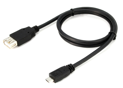 Hewlett-Packard HP - USB-Adapter - USB Typ A, 4-polig (W) - 5-polig Micro-USB Typ B (M) (USB2.0 OTG) - fr Pro 408 G1, Pro Slate 12, 8 (K2P83AA) 