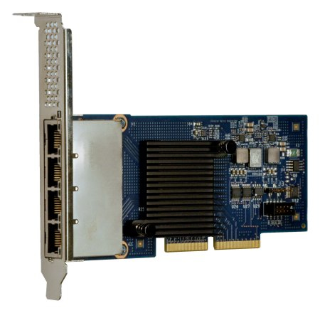 Lenovo Intel I350-T4 Gigabit-Ethernet-Karte fr Server - PCI 3.0 - 4 Anschlsse - Netzwerk (RJ-45) - Twisted Pair (00D1998) 