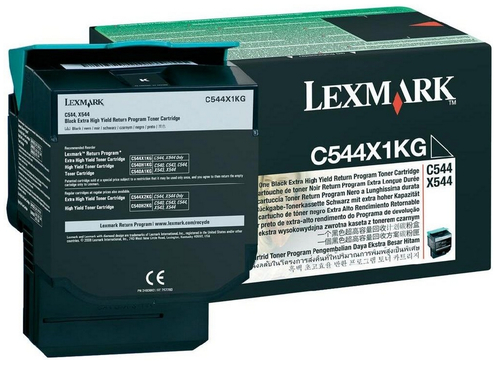 Lexmark Toner C544X1KG - Schwarz - Kapazitt: 6.000 Seiten (C544X1KG) 