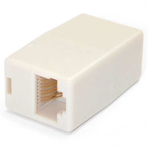 StarTech.com Cat5e RJ45 Modular Inline Coupler - Netzwerkkoppler - RJ-45 (W) - RJ-45 (W) - CAT 5e - beige (Packung mit 10) (RJ45COUP10PK) 