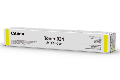 Canon 034 - Gelb - Original - Tonerpatrone - fr ImageCLASS MF810Cdn, MF820Cdn, imageRUNNER C1225iF (9451B001) 