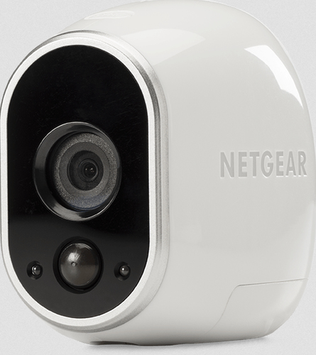 Netgear Arlo VMS3130 Sicherheitssystem Starterset wei mit 1 Kamera und Basisstation 
