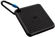 SILICON POWER PC60 - SSD - 480GB - extern (tragbar) - USB 3,2 Gen 2 - Schwarz (SP480GBPSDPC60CK) 