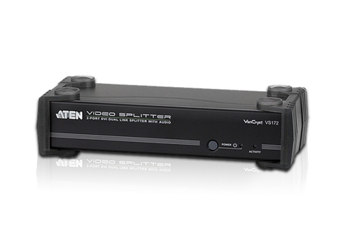 ATEN VanCryst VS172 - Video-/Audio-Splitter - 2 x DVI + 2 x Audio - Desktop (VS172) 