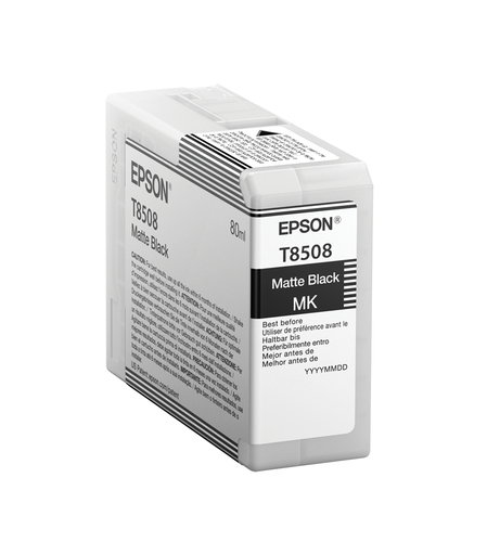 EPSON Singlepack Matte Black T850800 UltraChrome HD ink 80ml 