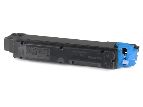 KYOCERA TK-5160C Toner Kartusche cyan fr 12.000 Seiten inkl. Resttonerbehlter 