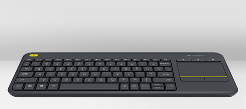 Logitech K400 Plus Wireless Touch Keyboard Layout Tschechisch schwarz 