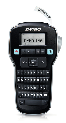 Dymo LabelMANAGER 160 - Beschriftungsgert - monochrom - Rolle (1,3 cm) - 2-zeiliger Druck (S0946360) 