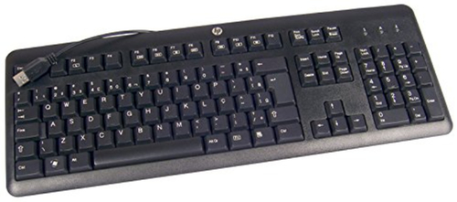 HP 672647-043 USB QWERTZ Deutsch Schwarz Tastatur (672647-043) 