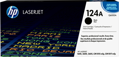 HP Toner Q6000A (124A) - Schwarz - Kapazitt: 2.500 Seiten (Q6000A) 