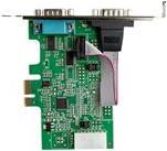 StarTech.com 2 Port PCI Express RS232 Serial Adapter Card - 16950 UART - Serieller Adapter - PCIe - RS-232 x 2 