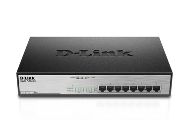 Switch 280mm D-Link DGS-1008MP                   8*GE PoE+ retail 