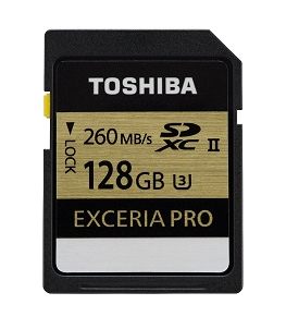Toshiba EXCERIA PRO - Flash-Speicherkarte - 128 GB - UHS Class 3 - SDXC UHS-II 