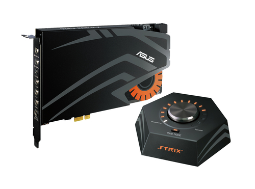 ASUS Strix Raid DLX - Soundkarte - 24-Bit - 192 kHz - 124 dB S/N - 7,1 - PCIe - CM6632A (90YB00H0-M1UA00) 