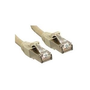 Lindy Premium - Patch-Kabel - RJ-45 (M) - RJ-45 (M) - 70,0m - SFTP - CAT 6 - glatt, halogenfrei - Grau (45594) 