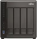 Fujitsu CELVIN NAS QE805 - NAS-Server - 4 Schchte - 24 TB - SATA 6Gb/s / eSATA - HDD 6 TB x 4 - RAID 0, 1, 5, 6, 10, 5 Hot Spare - RAM 2 GB - Gigabit Ethernet - iSCSI 
