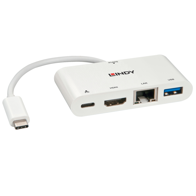 LINDY - Docking Station - USB-C 3.1 - HDMI - GigE 
