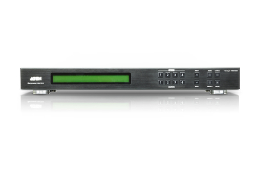 ATEN VM5404D 4 x 4 DVI Matrix Switch with Scaler - Video-Schalter - an Rack montierbar (VM5404D-AT-G) 