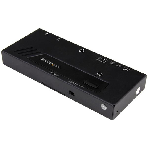 StarTech.com 2-Port HDMI Automatic Video Switch - 4K with Fast Switching - Video/Audio-Schalter - 2 x HDMI - Desktop (VS221HD4KA) 