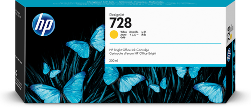 HP 728 Tinte Gelb F9K15A 