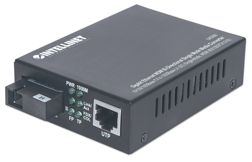Intellinet Medienkonverter Gigabit Singlemode 20km RX 1550 