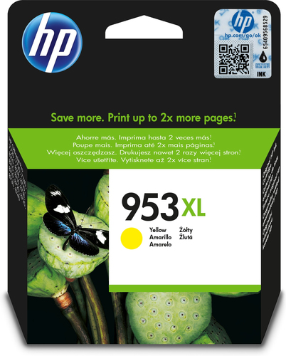 HP Tinte 953XL - Yellow - Kapazitt: 1.600 Seiten (F6U18AE) 
