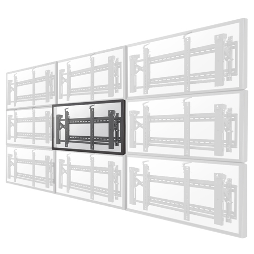 Neomounts by Newstar LED-VW2000BLACK - Klammer - fr Flachbildschirm - verriegelbar - Schwarz - Bildschirmgre: 81.3-191 cm (32 Zoll-75 Zoll) - Wandmontage 