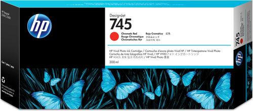 HP 745 - Chromatic Red - Original - DesignJet - Tintenpatrone (F9K06A) 